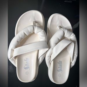 White sandal